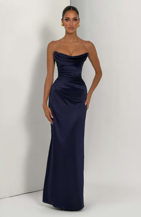 Vessa Maxi Dress - Navy Ryvelle