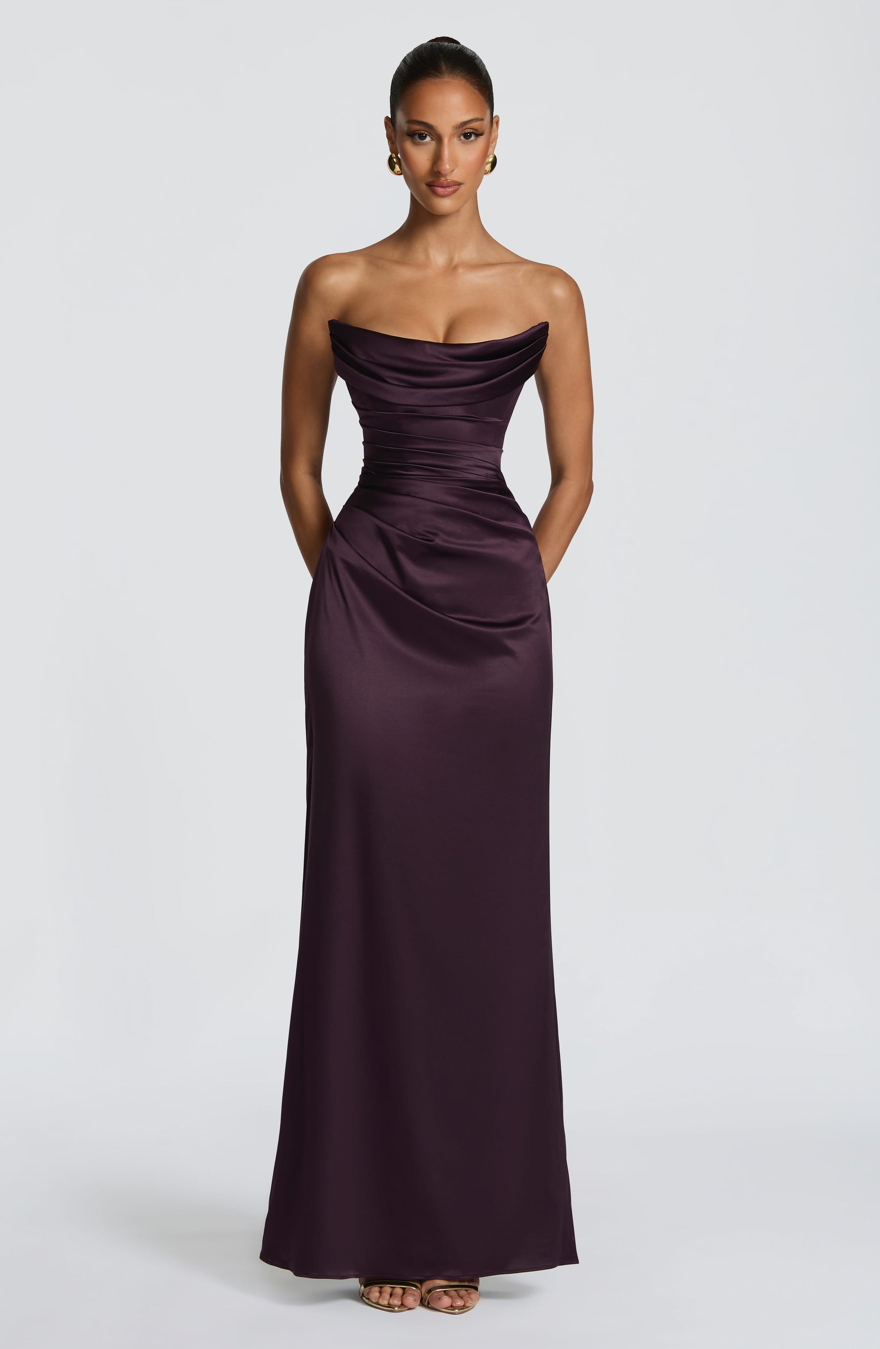 Vessa Maxi Dress - Plum Ryvelle