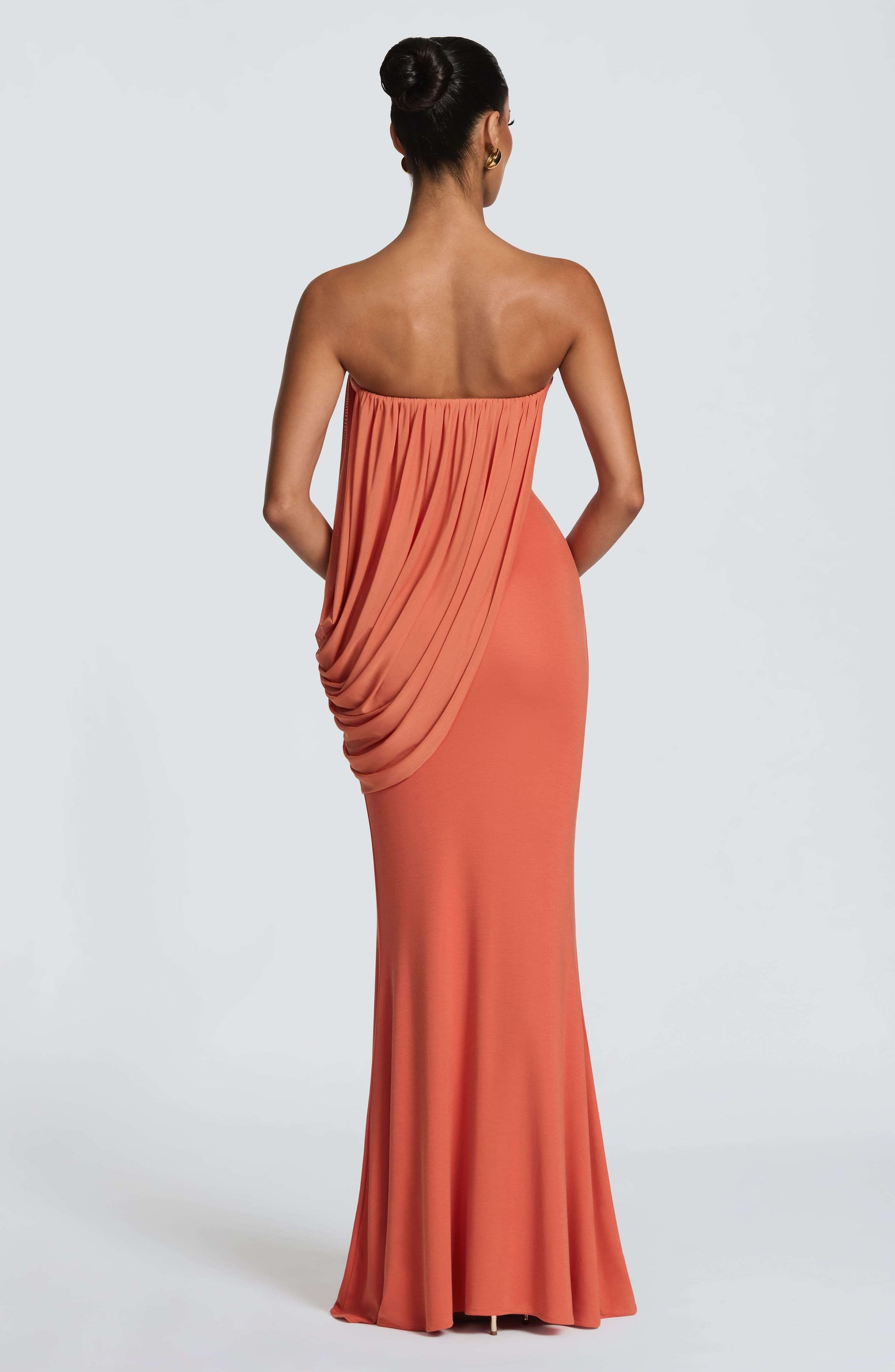 Vienna Maxi Dress - Burnt Orange Ryvelle