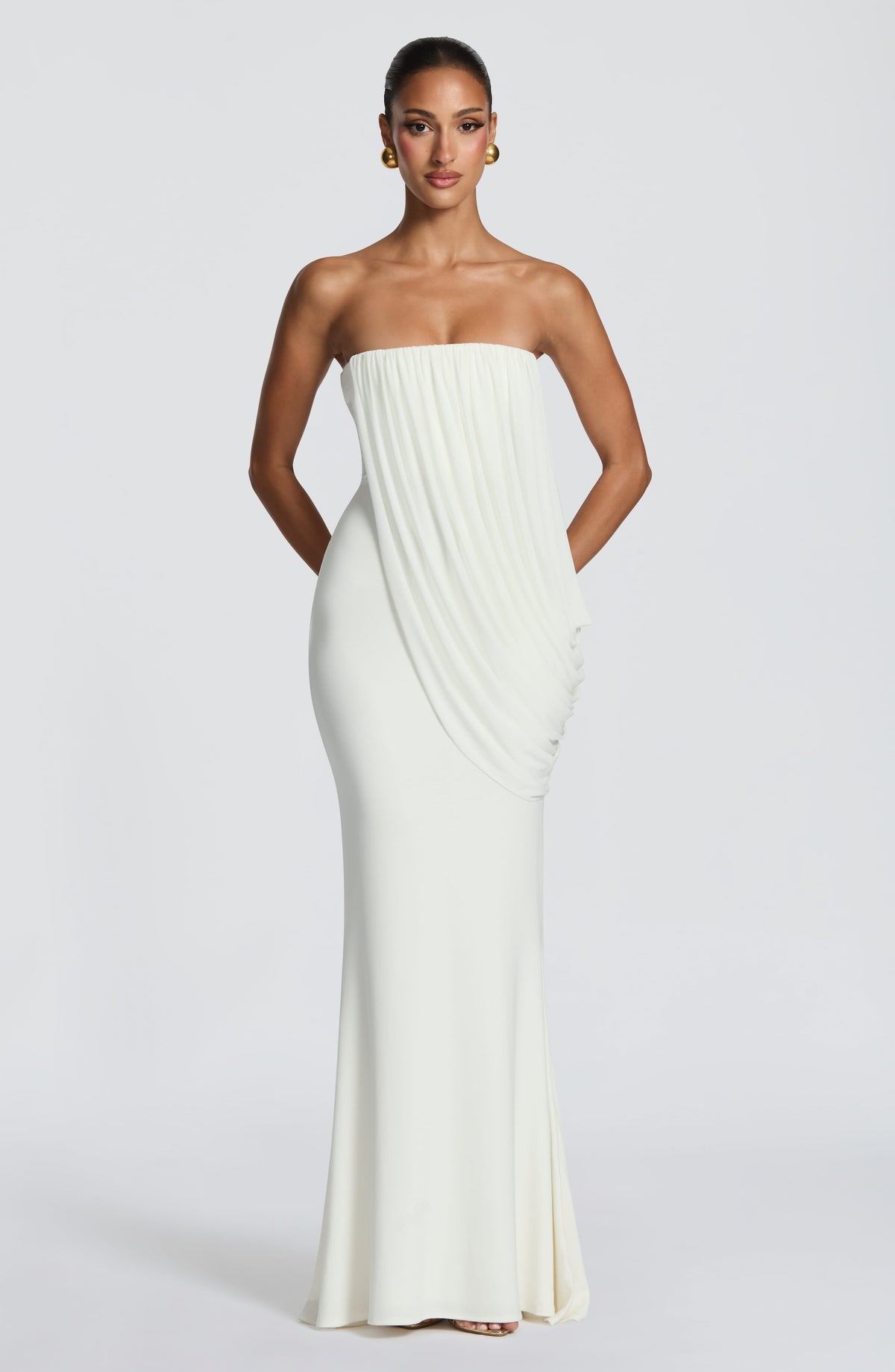 Vienna Maxi Dress - Ivory Ryvelle