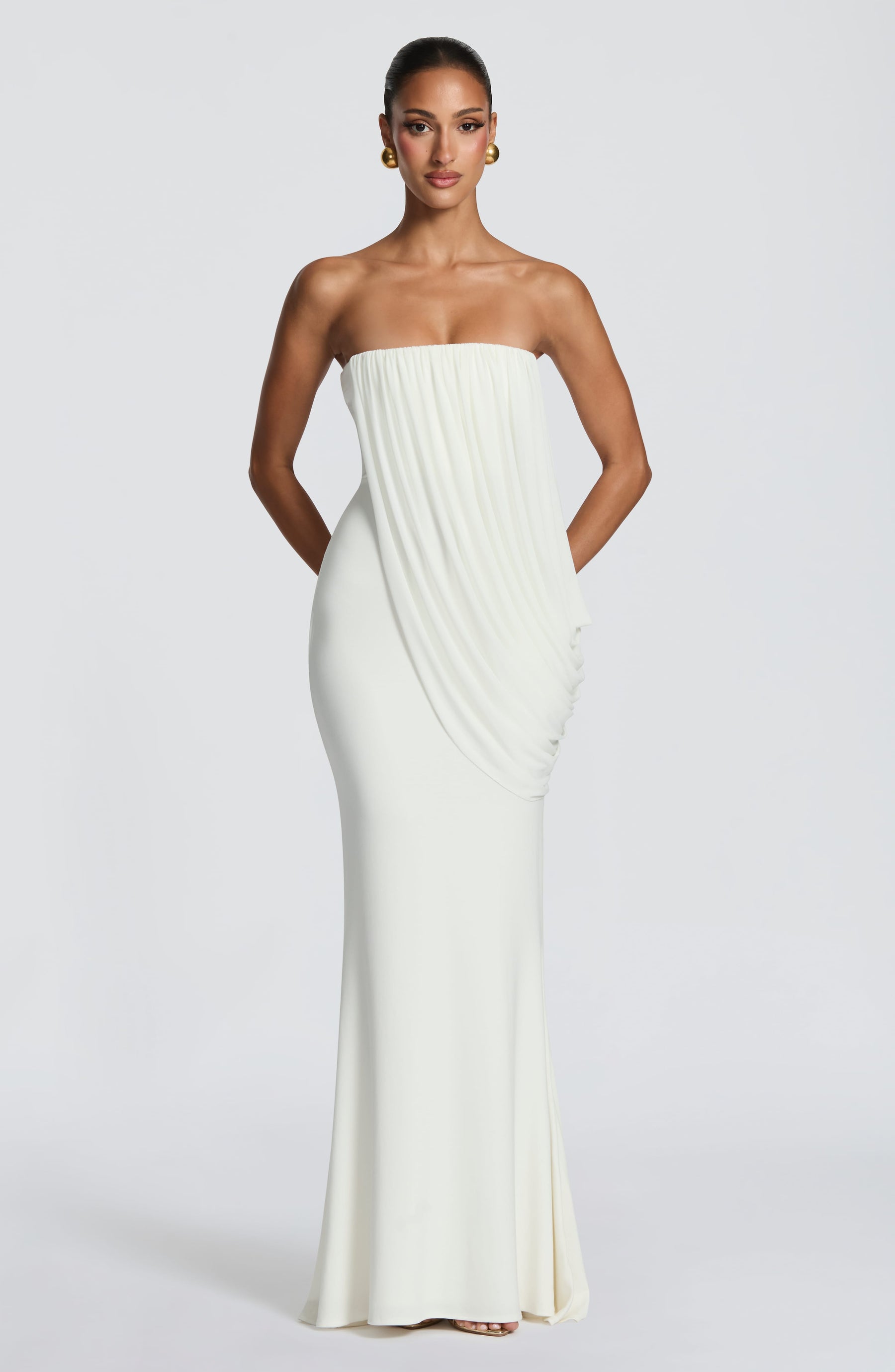 Vienna Maxi Dress - Ivory Ryvelle