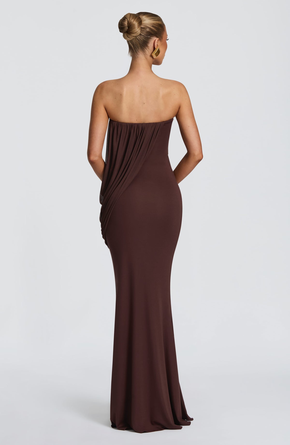 Vienna Maxi Dress - Plum Brown Ryvelle