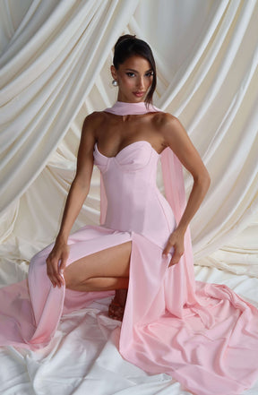 Vietta Maxi Dress - Blush Ryvelle