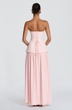 Vietta Maxi Dress - Blush Ryvelle