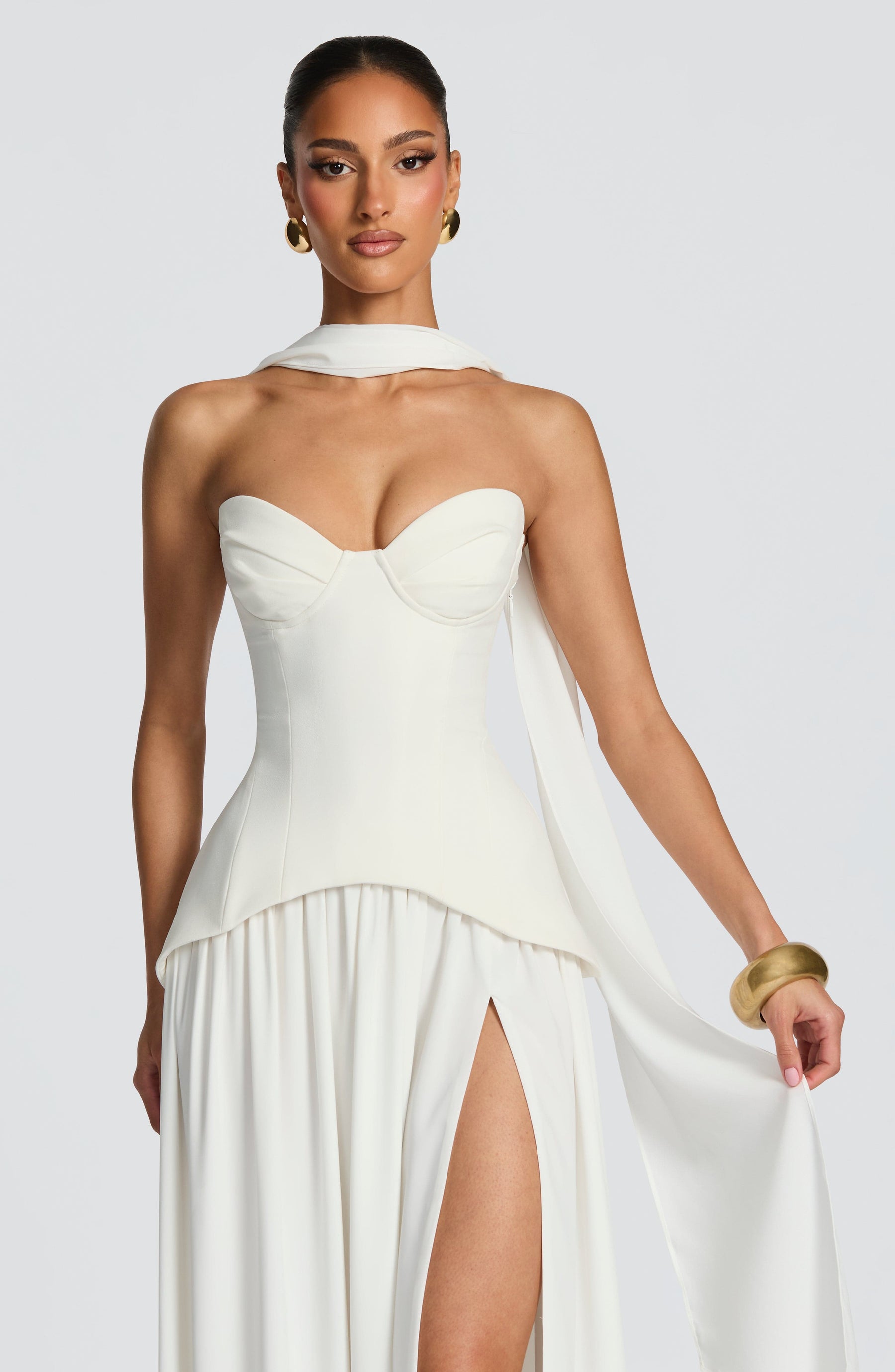 Vietta Maxi Dress - Ivory Ryvelle