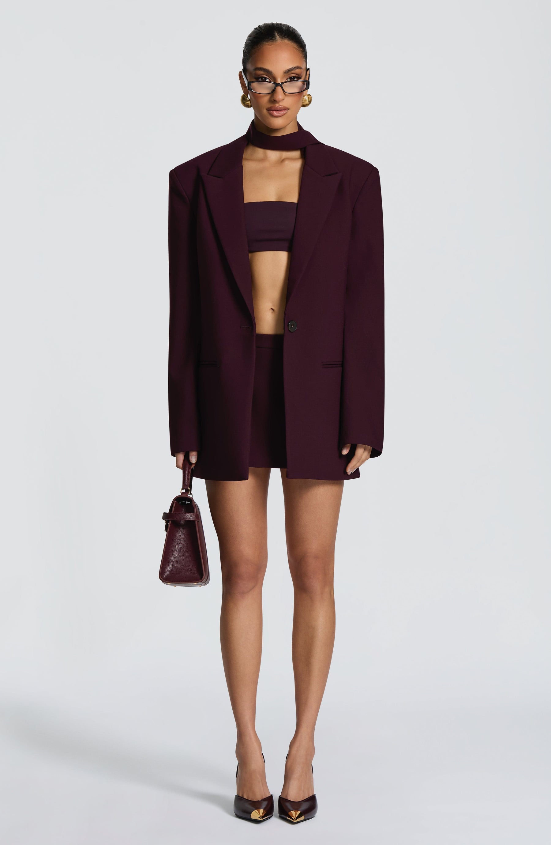 Vinnie Scarf - Plum Ryvelle
