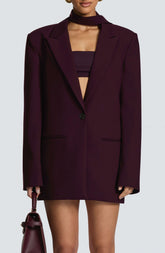 Vinnie Scarf - Plum Ryvelle