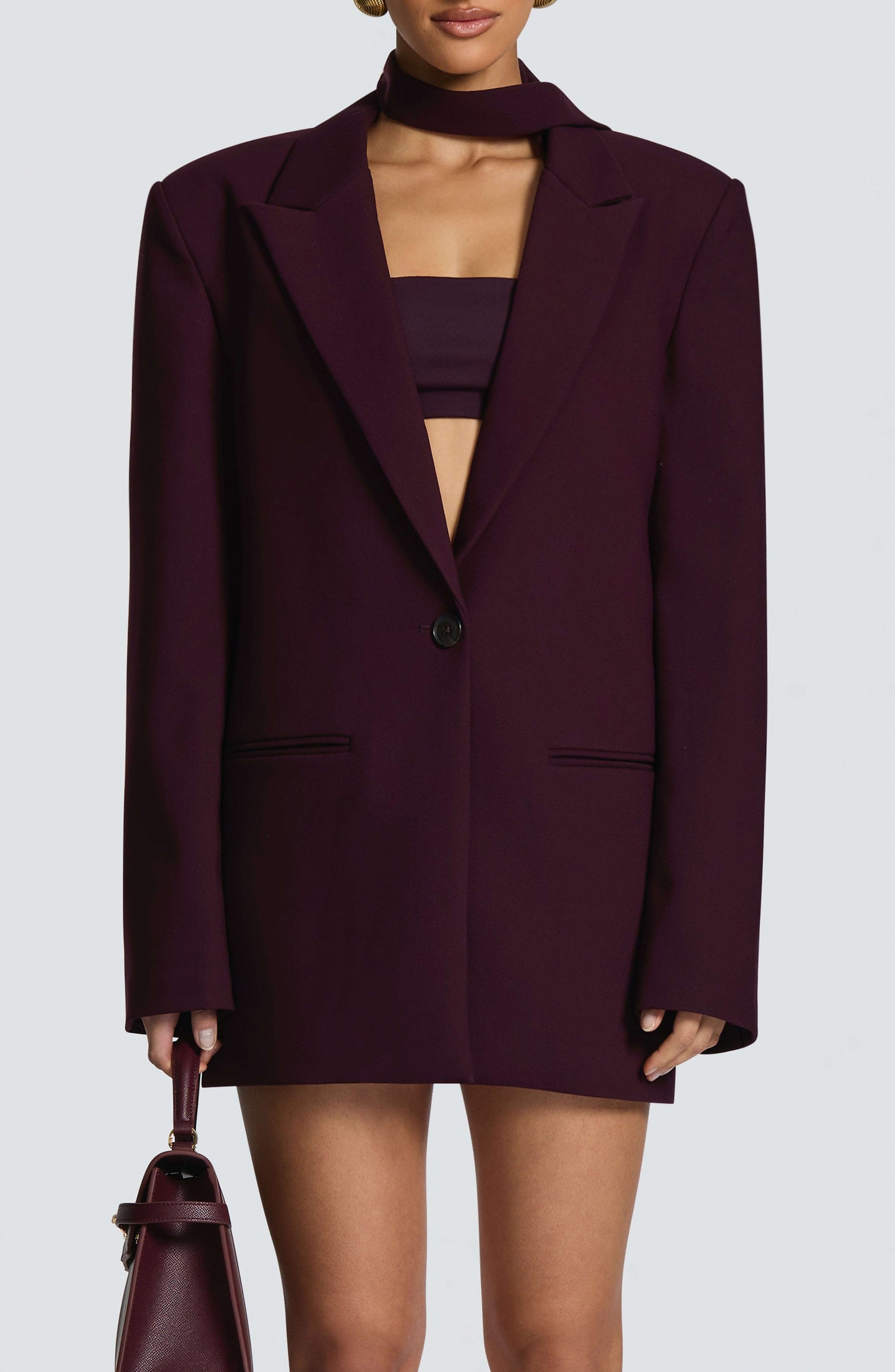 Vinnie Scarf - Plum Ryvelle
