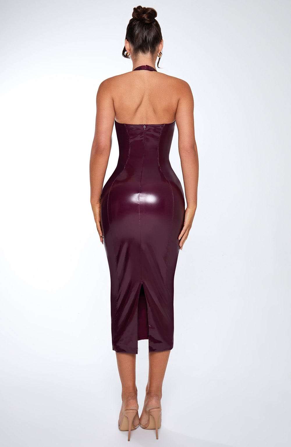Violette Midi Dress - Cherry Lacquer Ryvelle