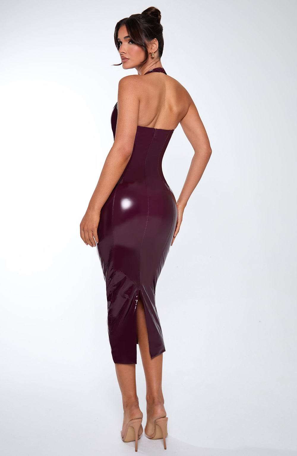 Violette Midi Dress - Cherry Lacquer Ryvelle