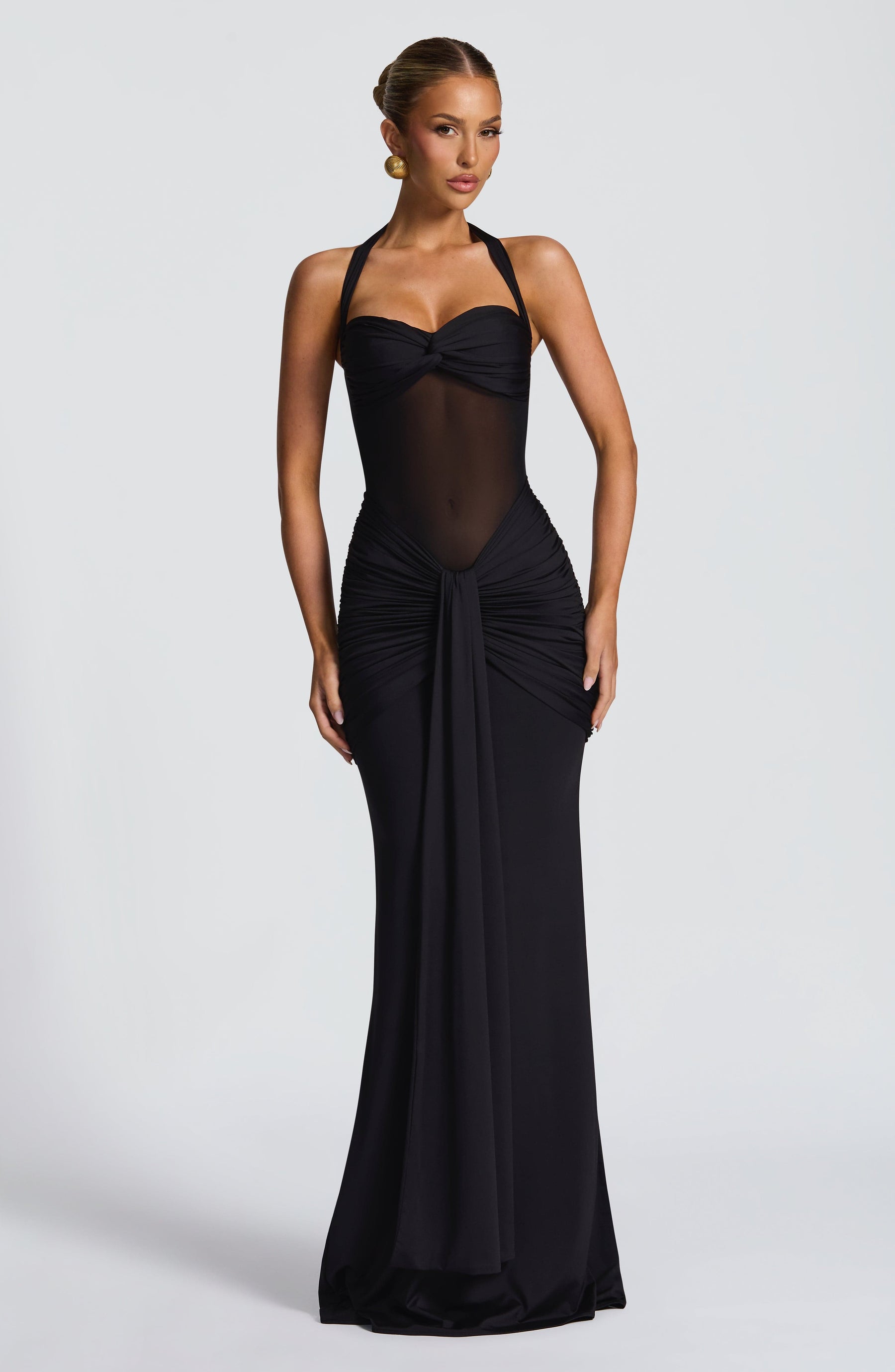 Vixen Maxi Dress - Black Ryvelle
