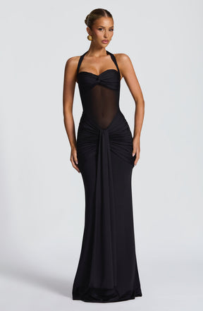 Vixen Maxi Dress - Black Ryvelle