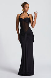 Vixen Maxi Dress - Black Ryvelle