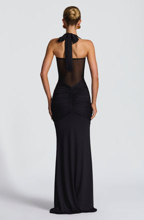 Vixen Maxi Dress - Black Ryvelle