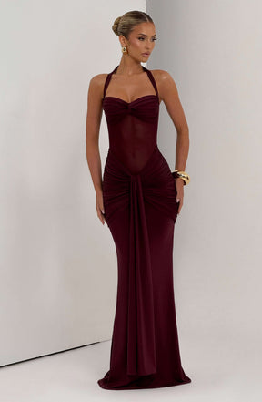 Vixen Maxi Dress - Cherry Lacquer Ryvelle