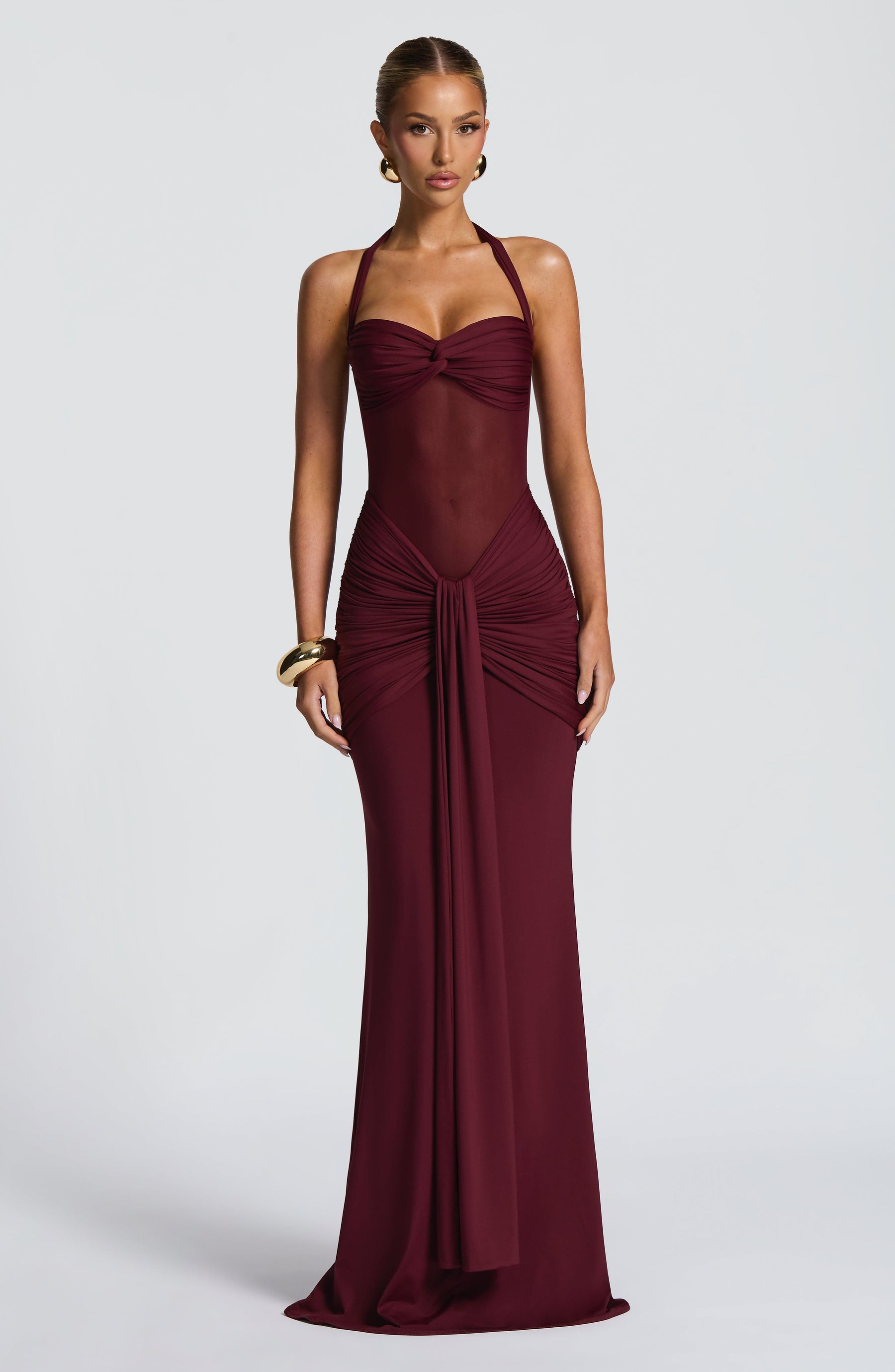 Vixen Maxi Dress - Cherry Lacquer Ryvelle