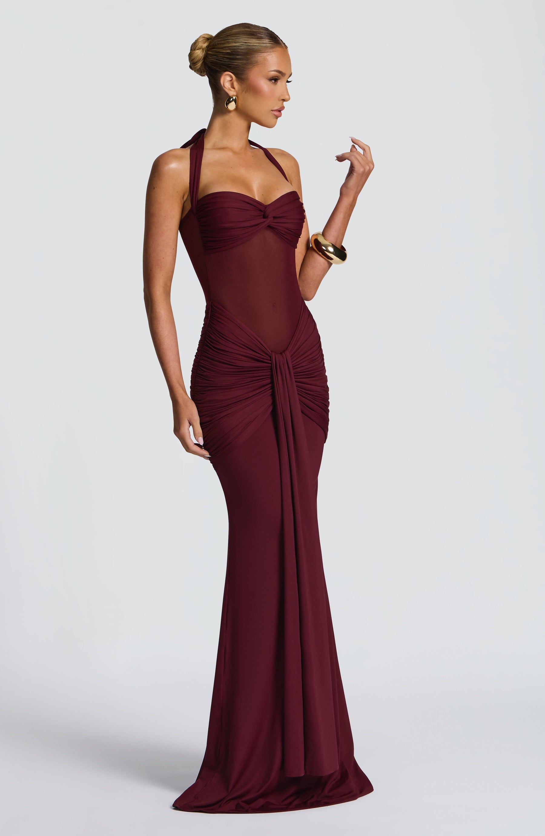 Vixen Maxi Dress - Cherry Lacquer Ryvelle