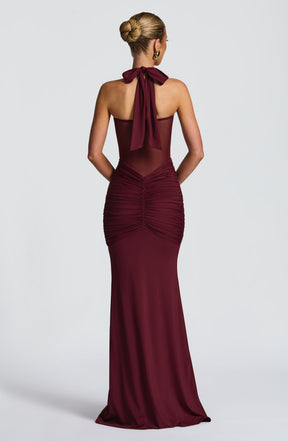 Vixen Maxi Dress - Cherry Lacquer Ryvelle