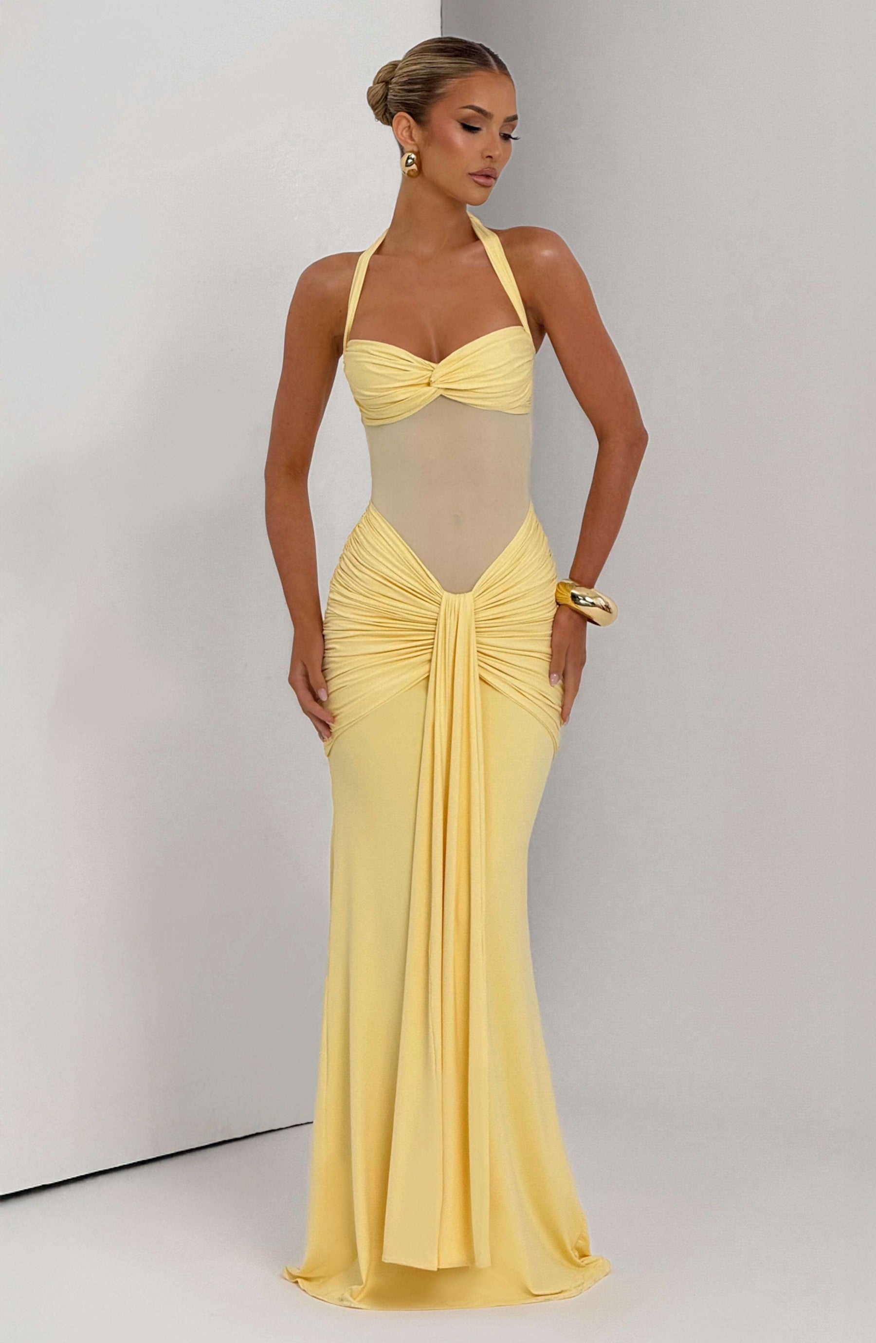 Vixen Maxi Dress - Lemon Ryvelle