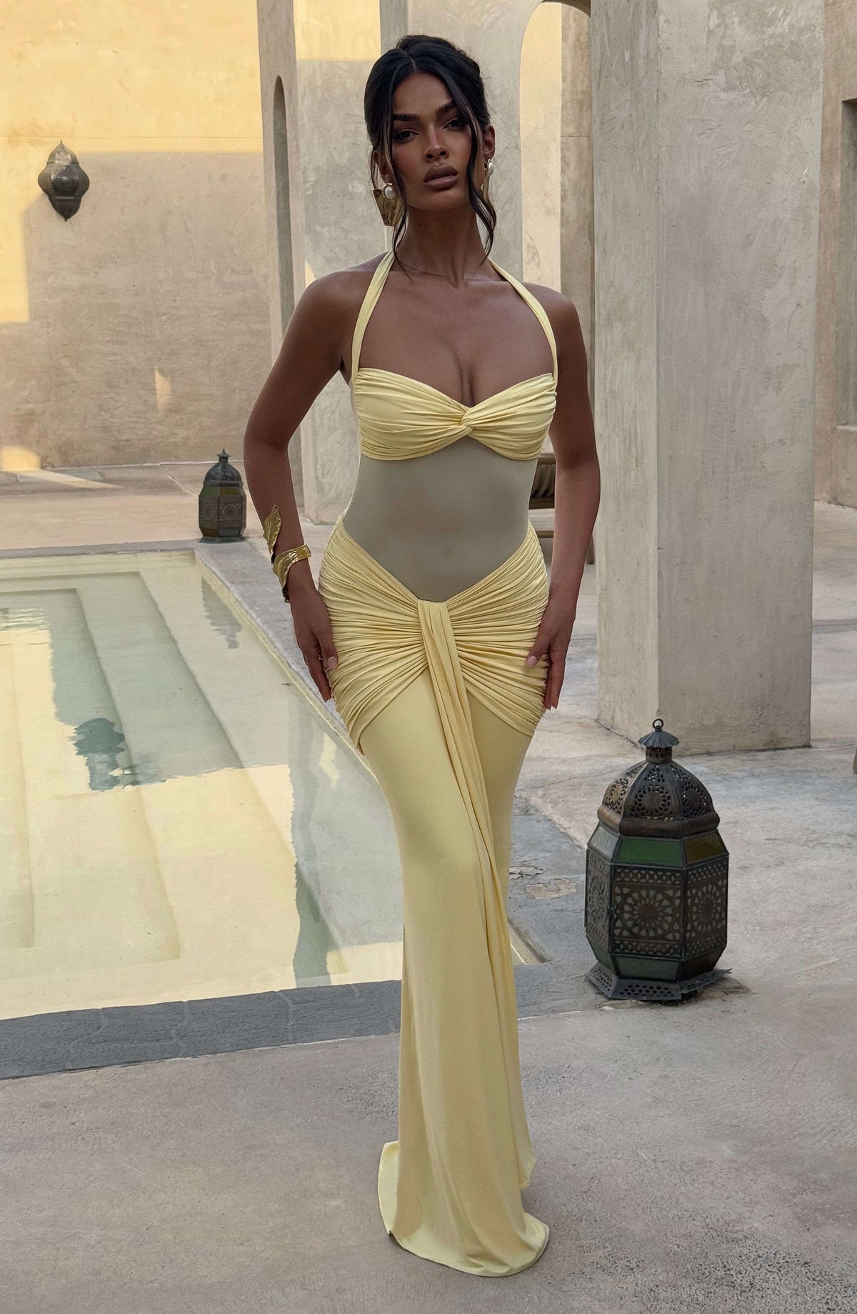 Vixen Maxi Dress - Lemon Ryvelle