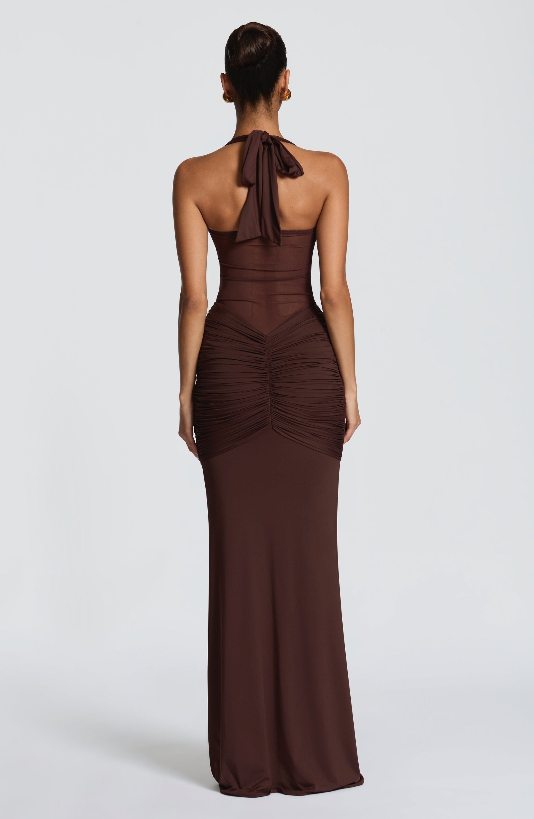 Vixen Maxi Dress - Plum Brown Ryvelle