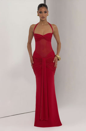 Vixen Maxi Dress - Red Ryvelle