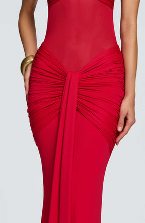 Vixen Maxi Dress - Red Ryvelle