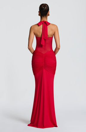 Vixen Maxi Dress - Red Ryvelle