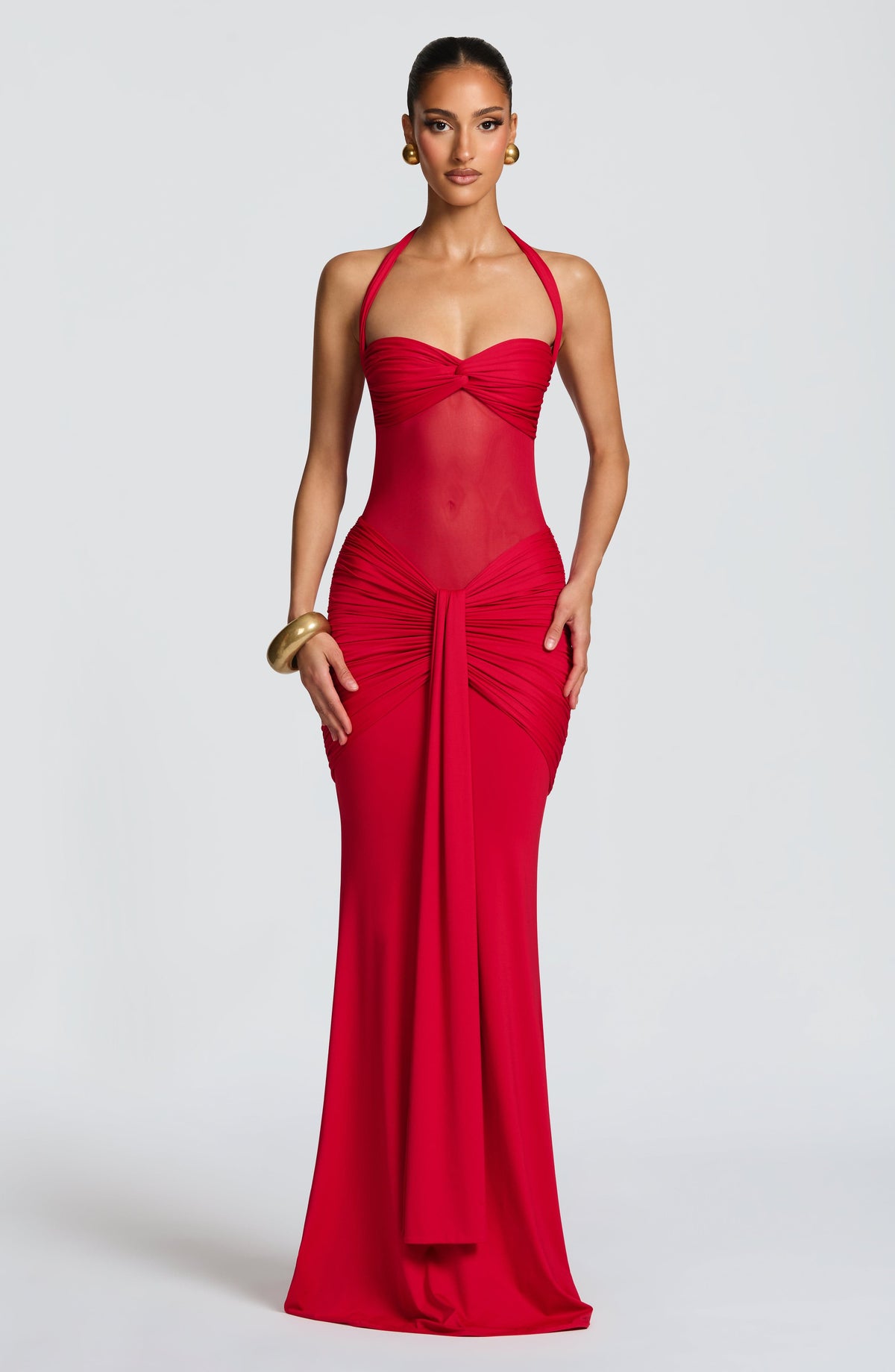 Vixen Maxi Dress - Red Ryvelle