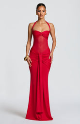 Vixen Maxi Dress - Red Ryvelle