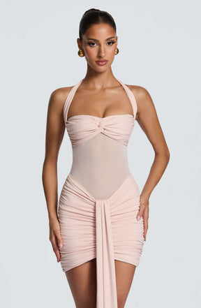 Vixen Mini Dress - Soft Blush Ryvelle