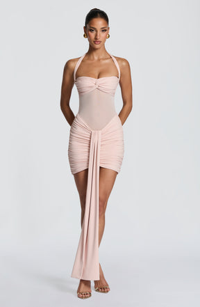 Vixen Mini Dress - Soft Blush Ryvelle
