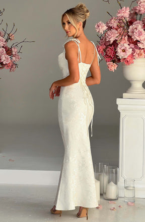 Whitney Maxi Dress - Ivory Ryvelle