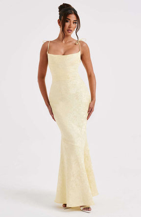 Whitney Maxi Dress - Lemon Ryvelle