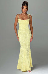 Whitney Maxi Dress - Lemon Ryvelle