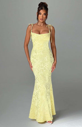 Whitney Maxi Dress - Lemon Ryvelle