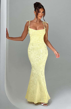Whitney Maxi Dress - Lemon Ryvelle