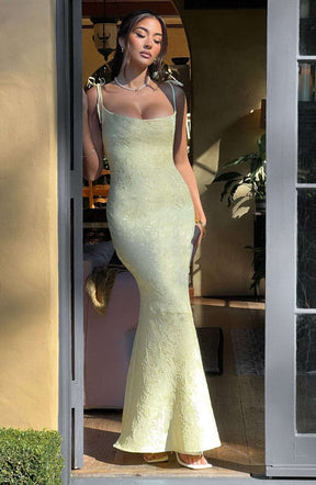 Whitney Maxi Dress - Lemon Ryvelle