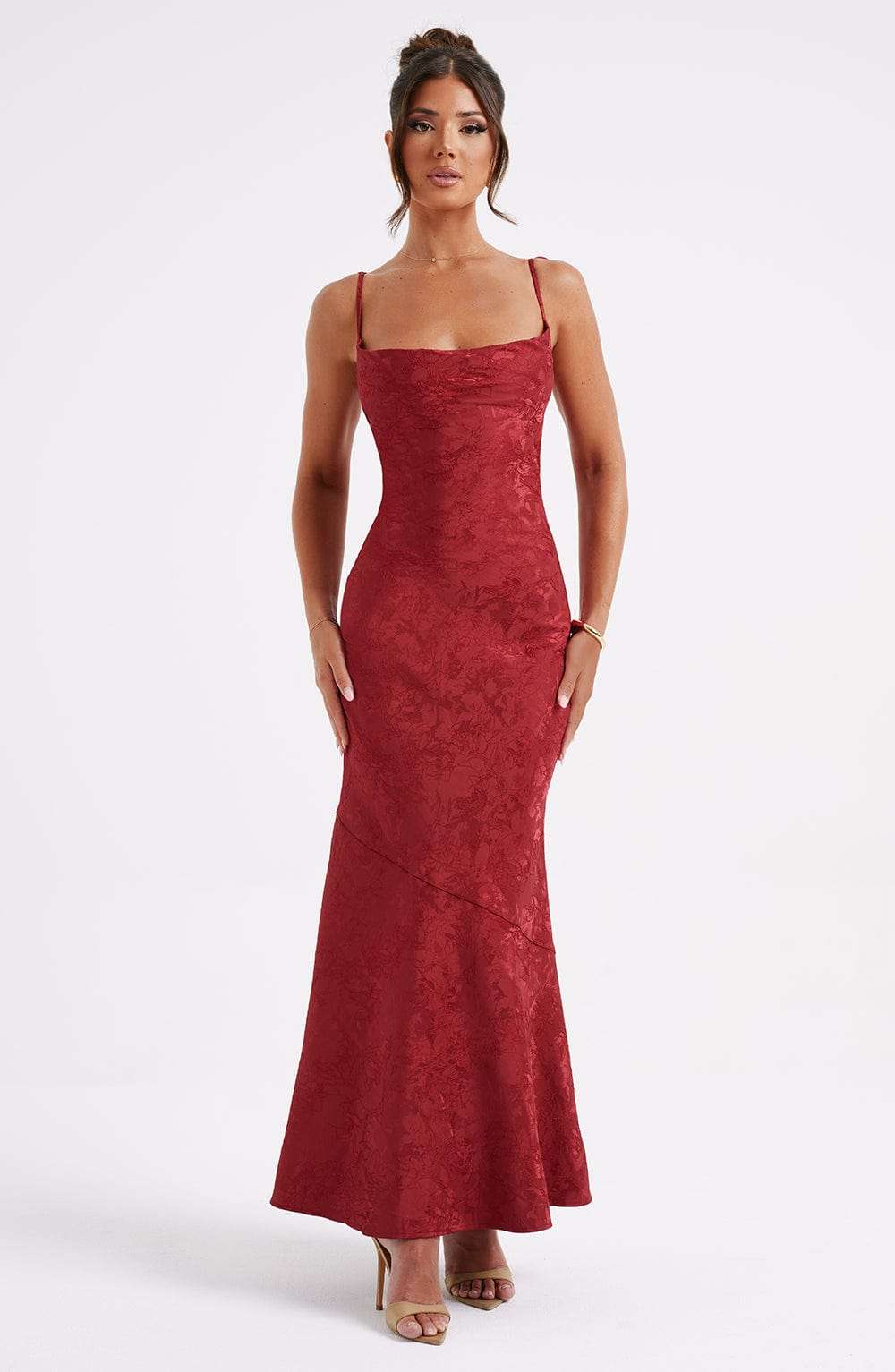 Whitney Maxi Dress - Red Ryvelle