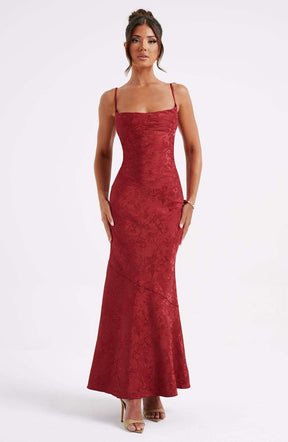 Whitney Maxi Dress - Red Ryvelle