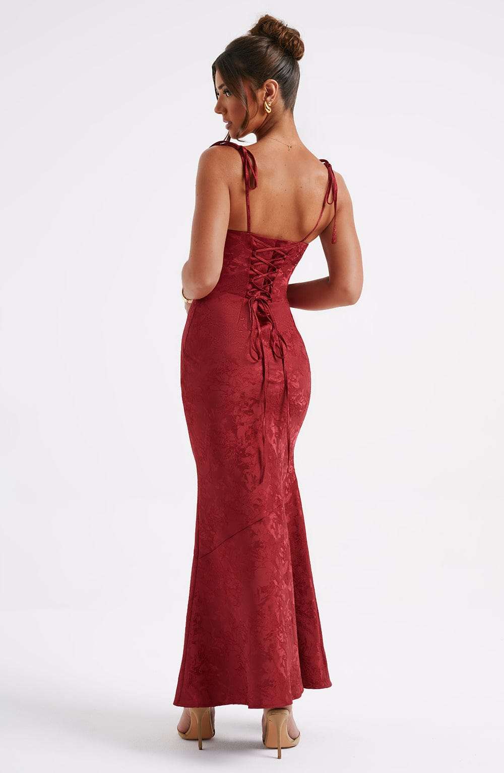 Whitney Maxi Dress - Red Ryvelle