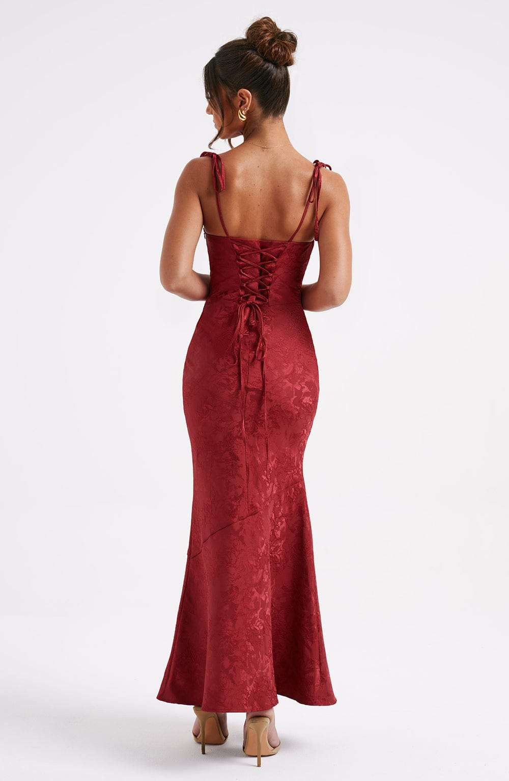 Whitney Maxi Dress - Red Ryvelle