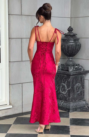 Whitney Maxi Dress - Red Ryvelle