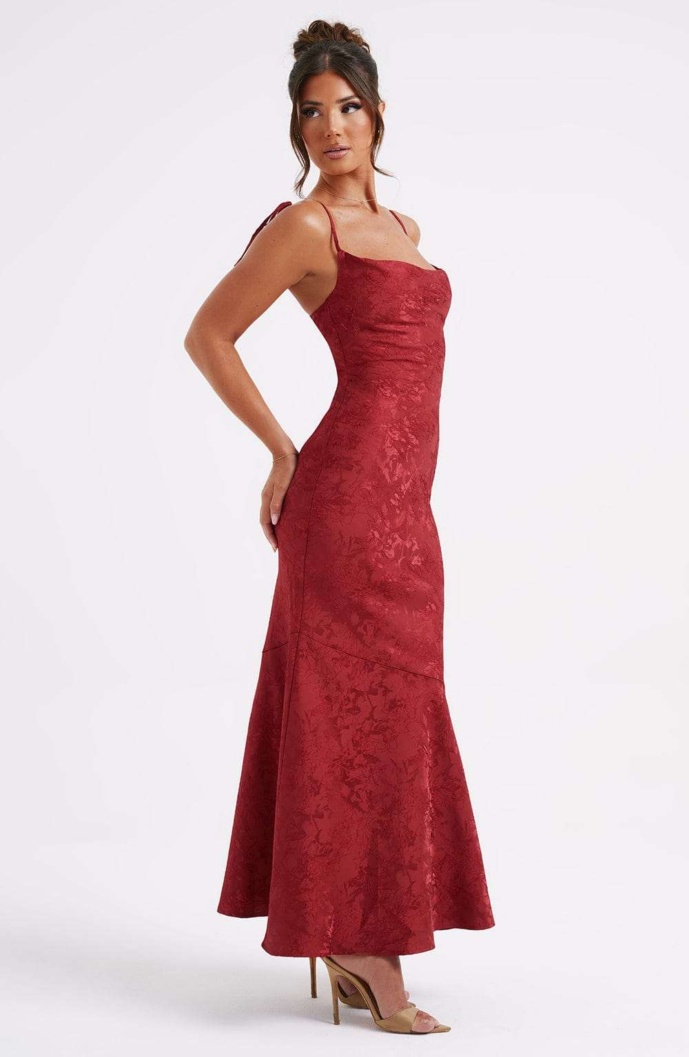 Whitney Maxi Dress - Red Ryvelle