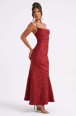 Whitney Maxi Dress - Red Ryvelle