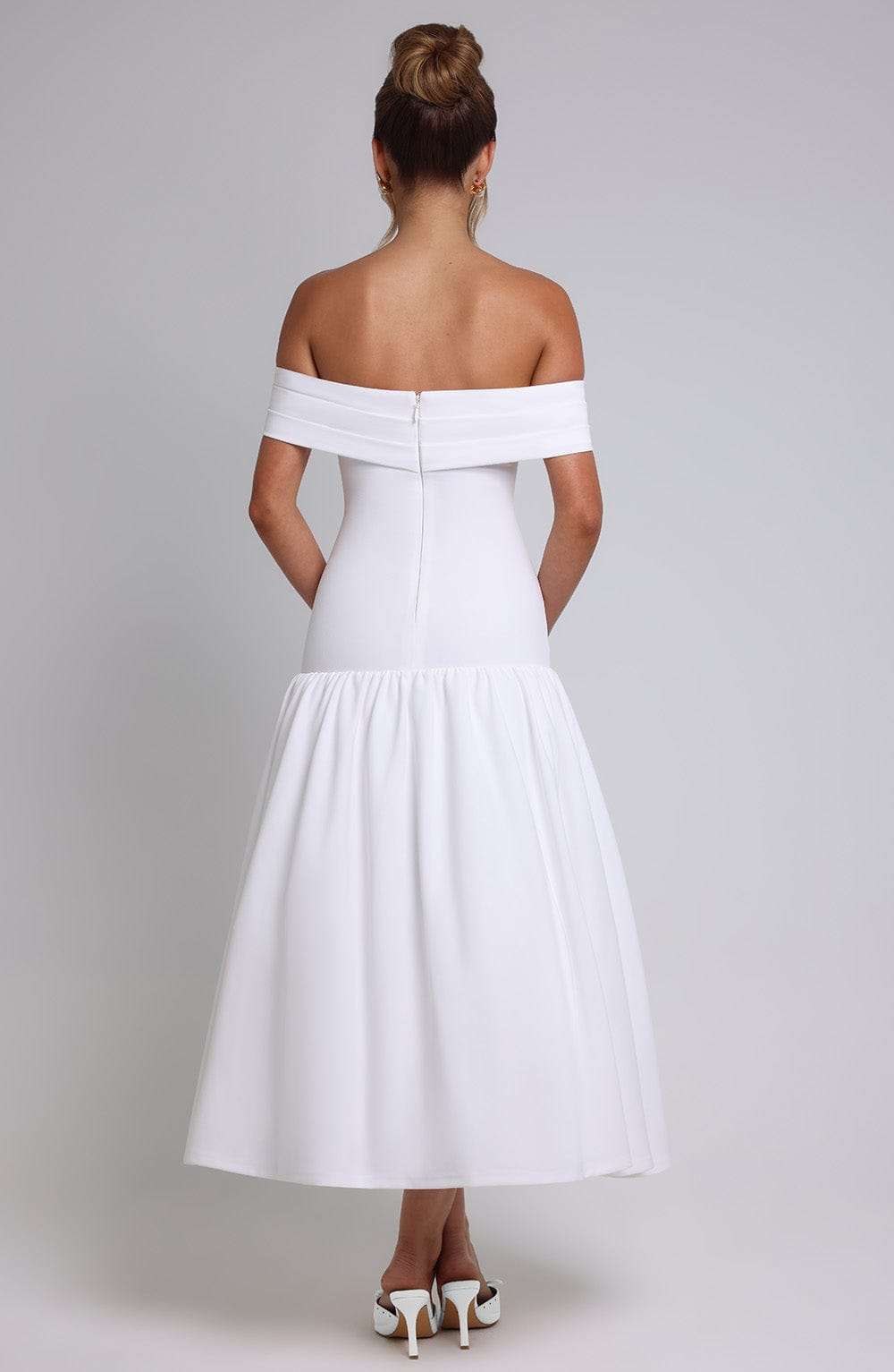 Wilhelmina Midaxi Dress - Ivory Ryvelle