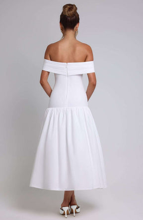 Wilhelmina Midaxi Dress - Ivory Ryvelle