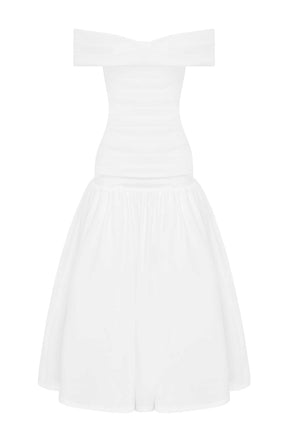 Wilhelmina Midaxi Dress - Ivory Ryvelle