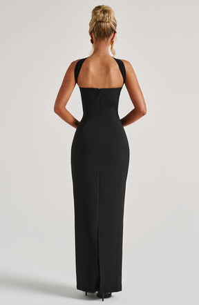 Yulia Maxi Dress - Black Ryvelle
