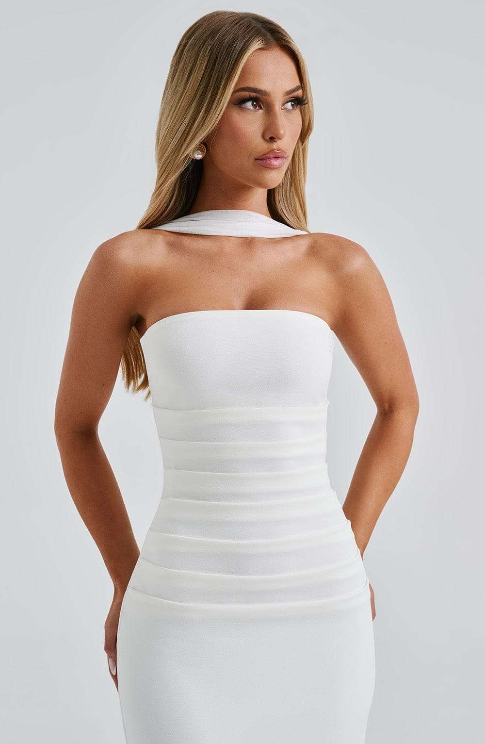 Yulia Maxi Dress - Ivory Ryvelle